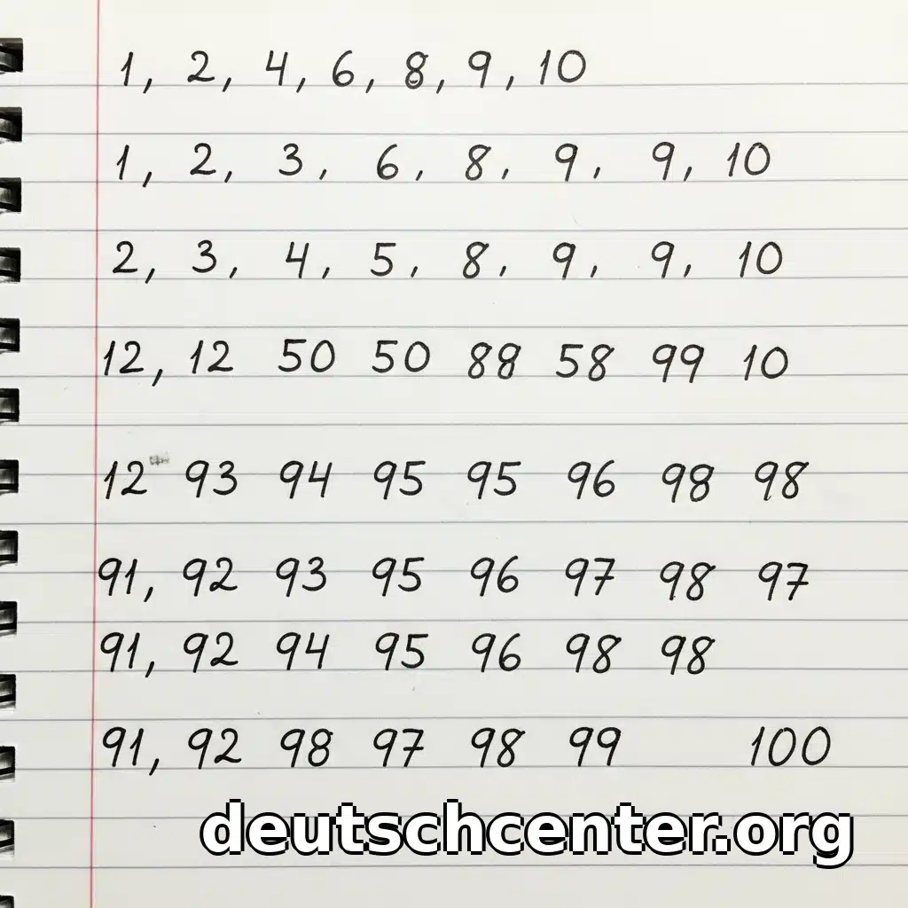 جدول نمونه کاربرد اعداد در موقعیت‌های روزمره