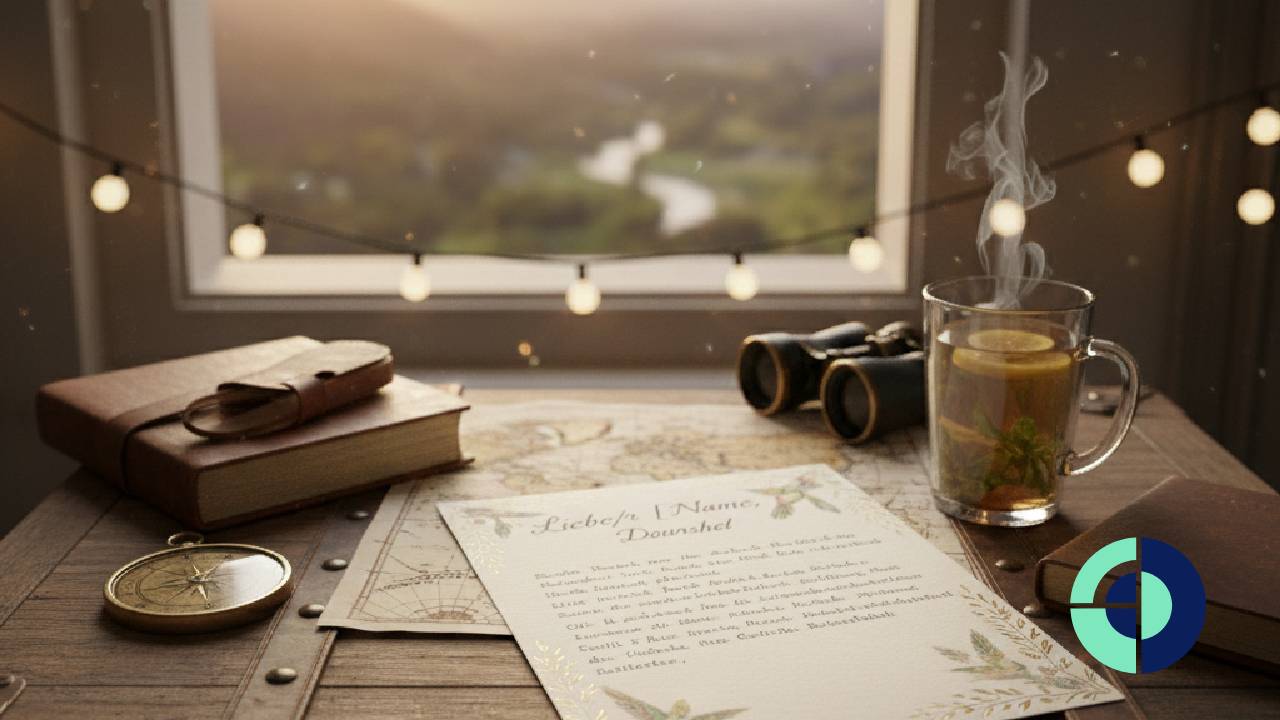 نمونه نامه دوستانه به زبان آلمانی با ترجمه فارسی