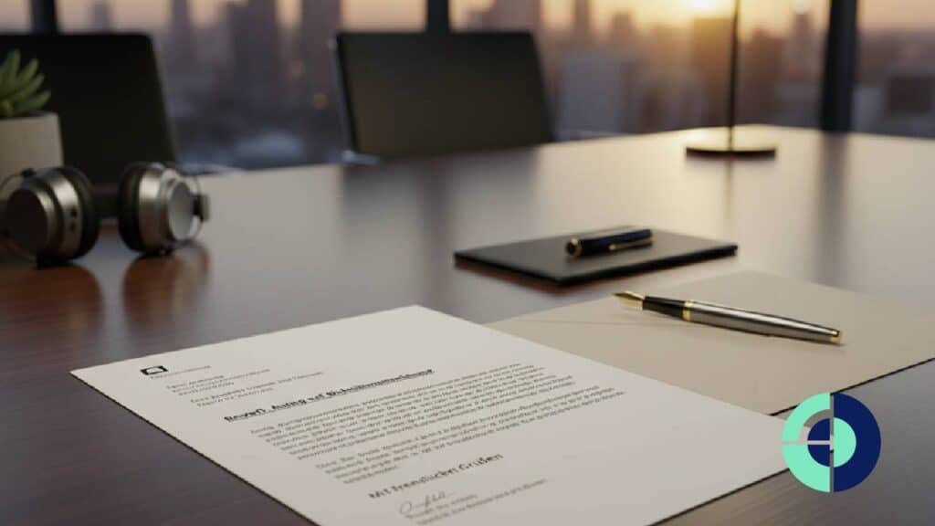 نامه رسمی به زبان آلمانی